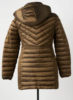 Doudoune Julie Guerlande Marron A Capuche