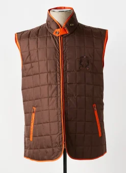 Doudoune Jumfil Marron Sans Capuche