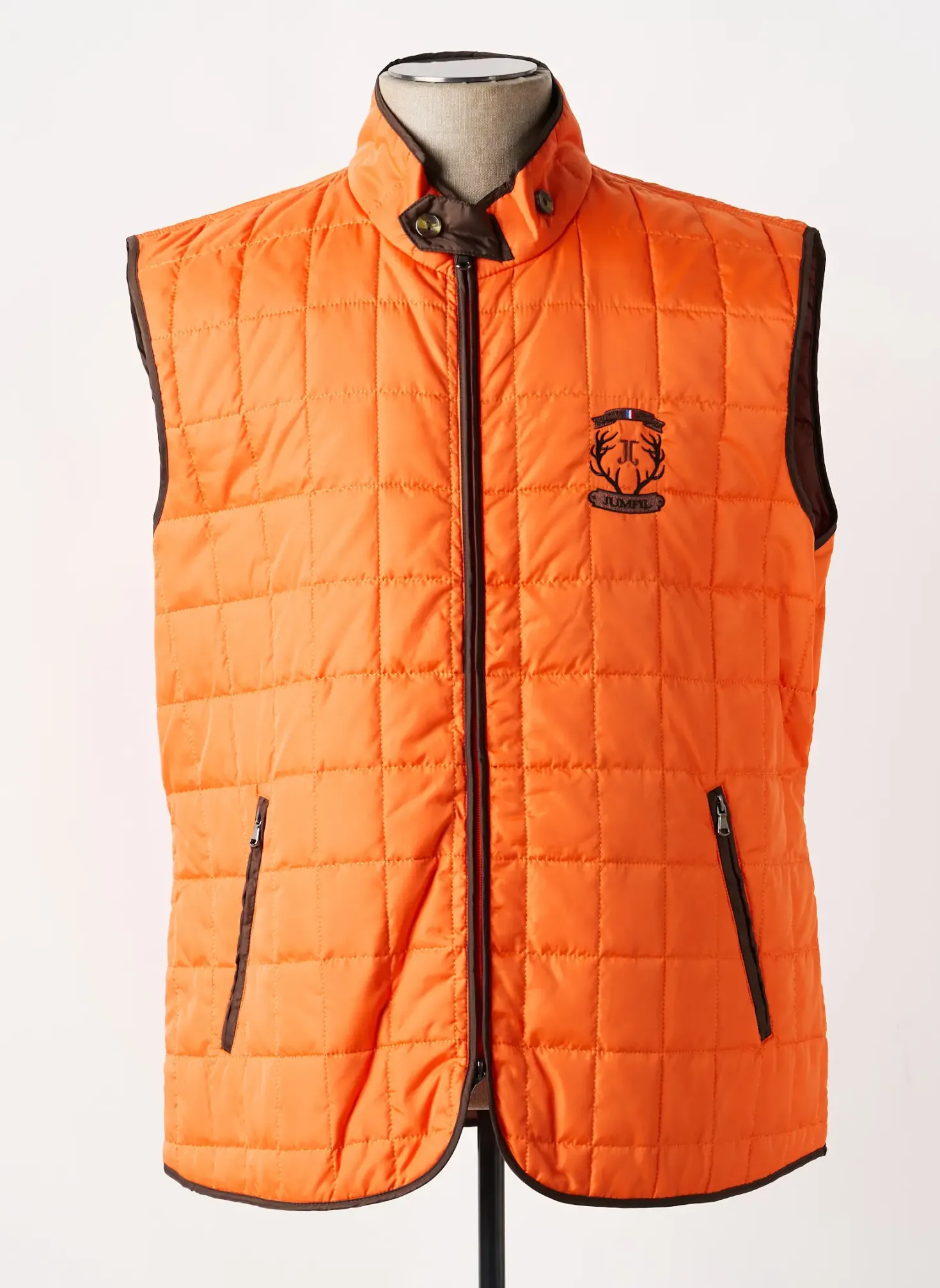 Doudoune Jumfil Orange Sans Capuche