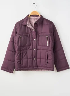 Doudoune Kalaïs Violet Sans Capuche