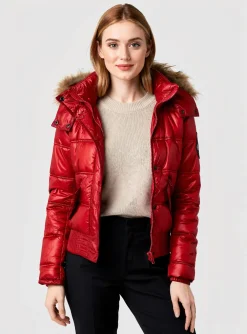 Doudoune Kaporal Rouge Sans Capuche