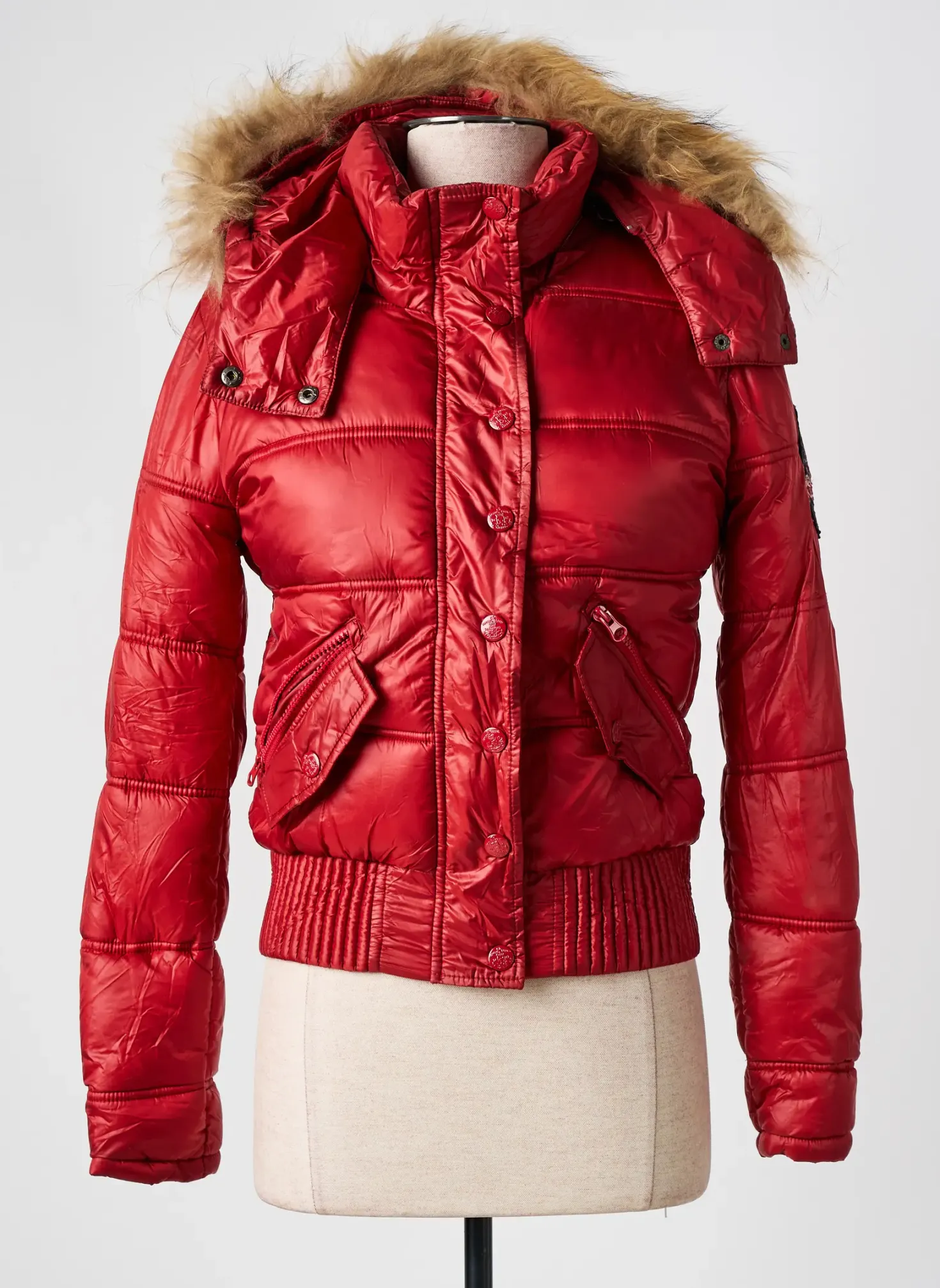 Doudoune Kaporal Rouge Sans Capuche