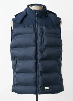 Doudoune Karl Lagerfeld Bleu A Capuche