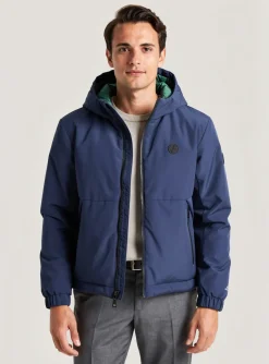 Doudoune Lee Cooper Bleu A Capuche