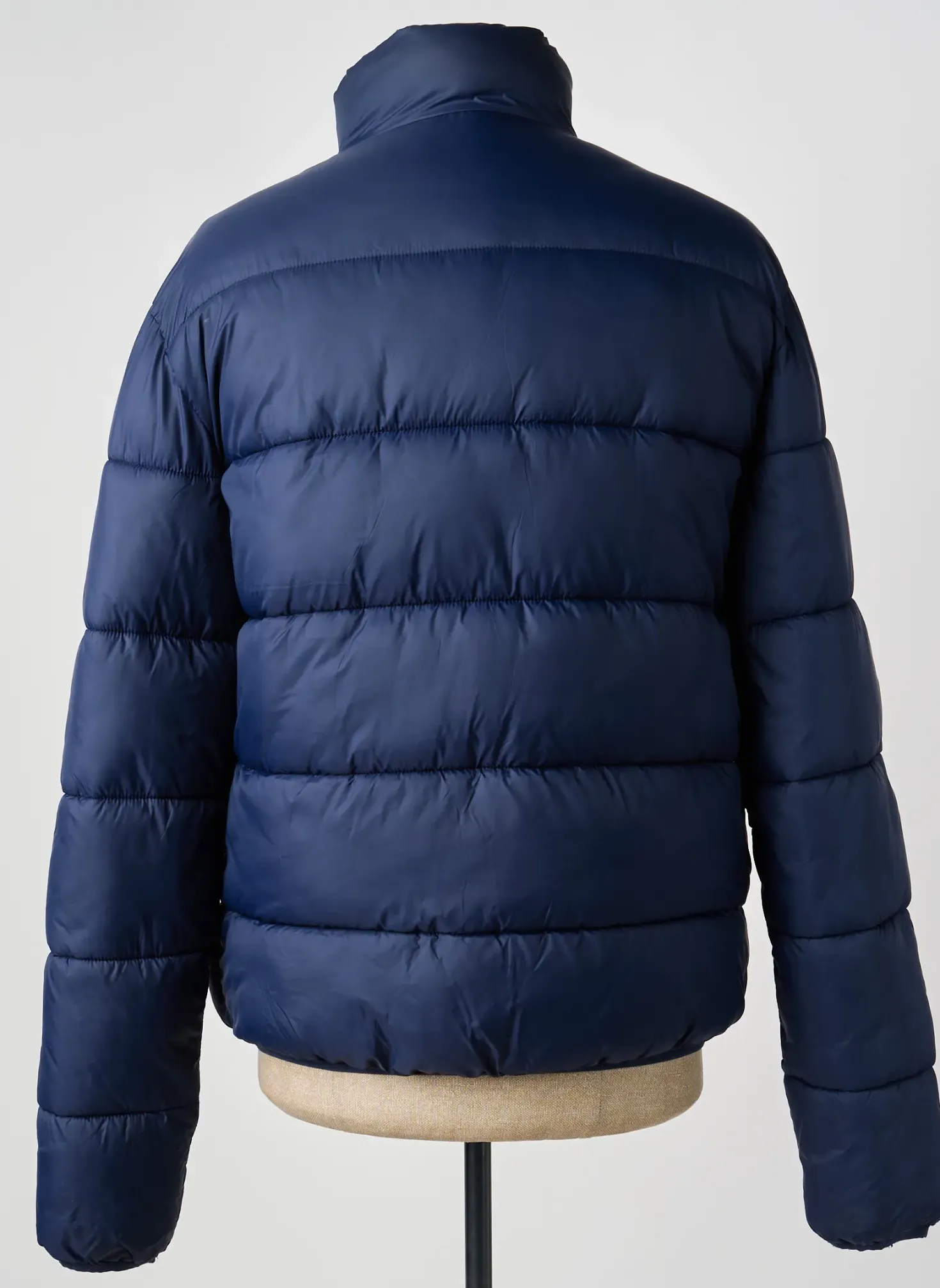 Doudoune Lee Cooper Bleu Sans Capuche