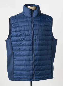 Doudoune Lee Cooper Bleu Sans Capuche