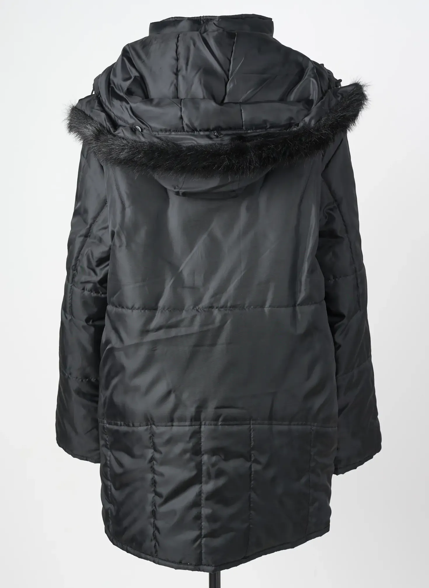 Doudoune Lucchini Noir A Capuche
