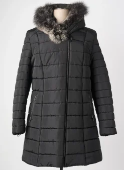 Doudoune L'univers Du Luxe Noir A Capuche