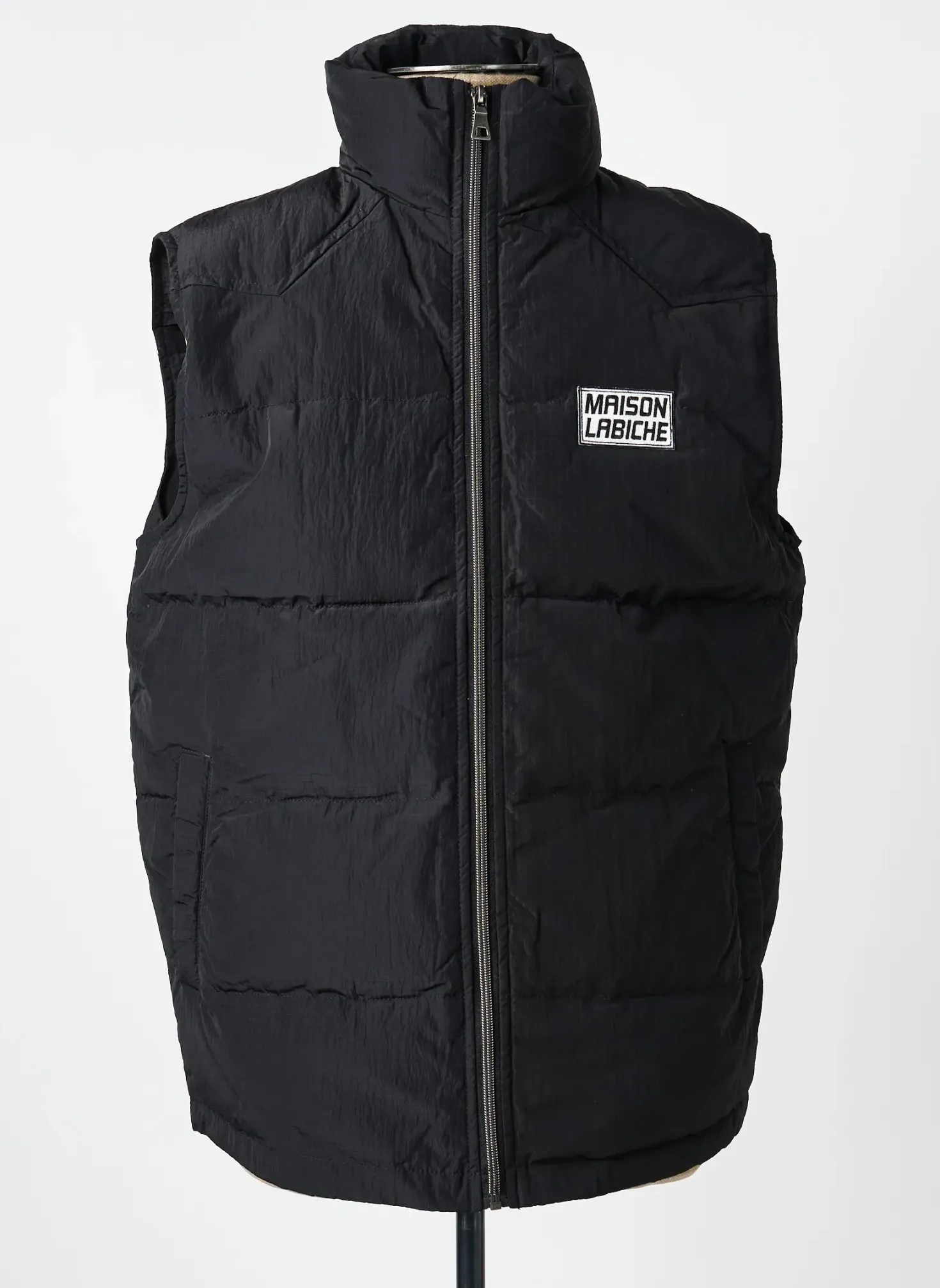 Doudoune Maison Labiche Noir Sans Capuche