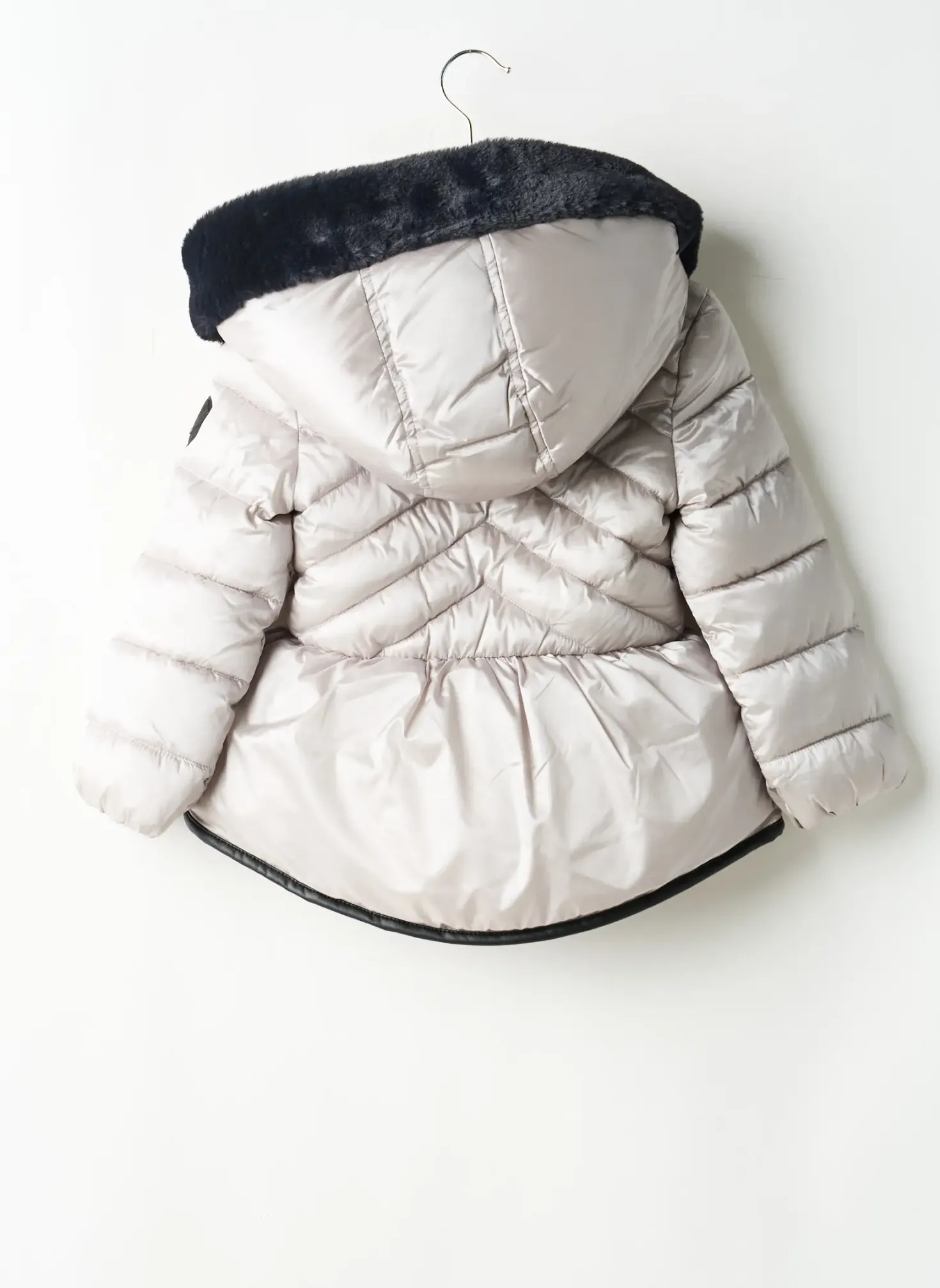Doudoune Mayoral Argent A Capuche