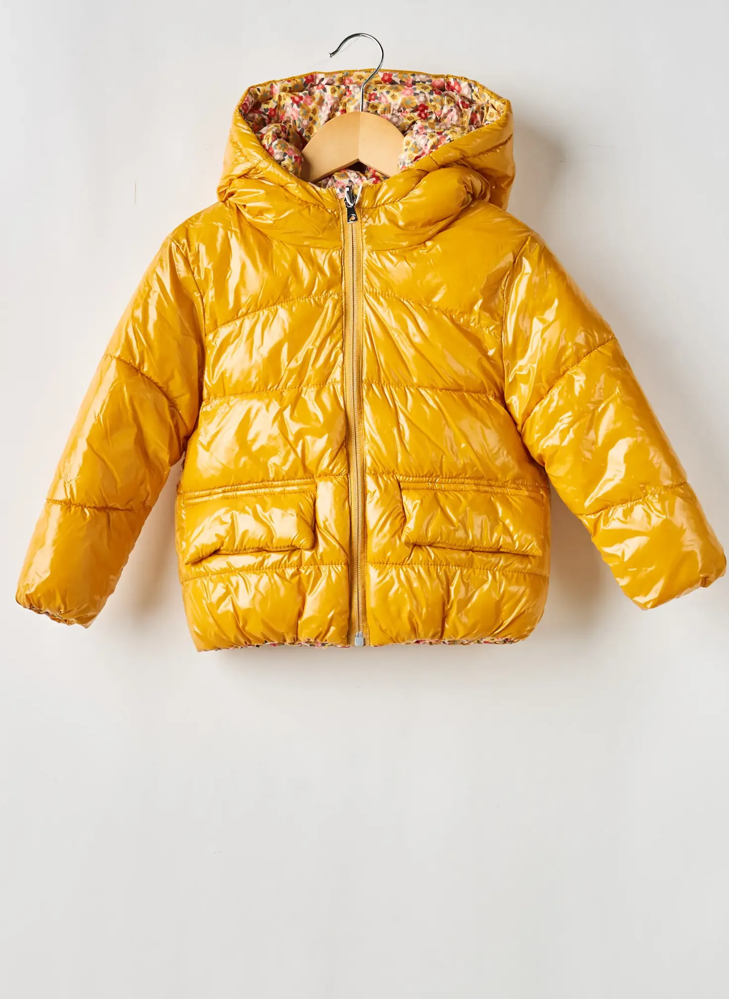 Doudoune Mayoral Jaune A Capuche