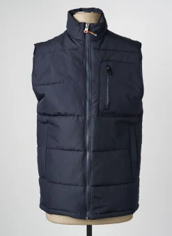 Doudoune Only & Sons Bleu Sans Capuche