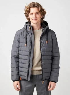 Doudoune Pepe Jeans Gris A Capuche