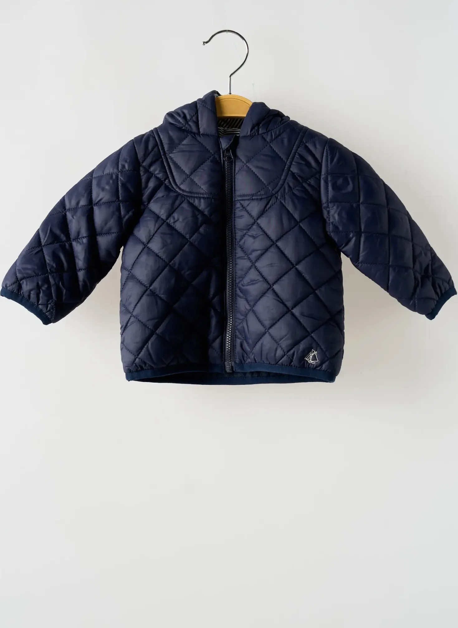 Doudoune Petit Bateau Bleu Sans Capuche