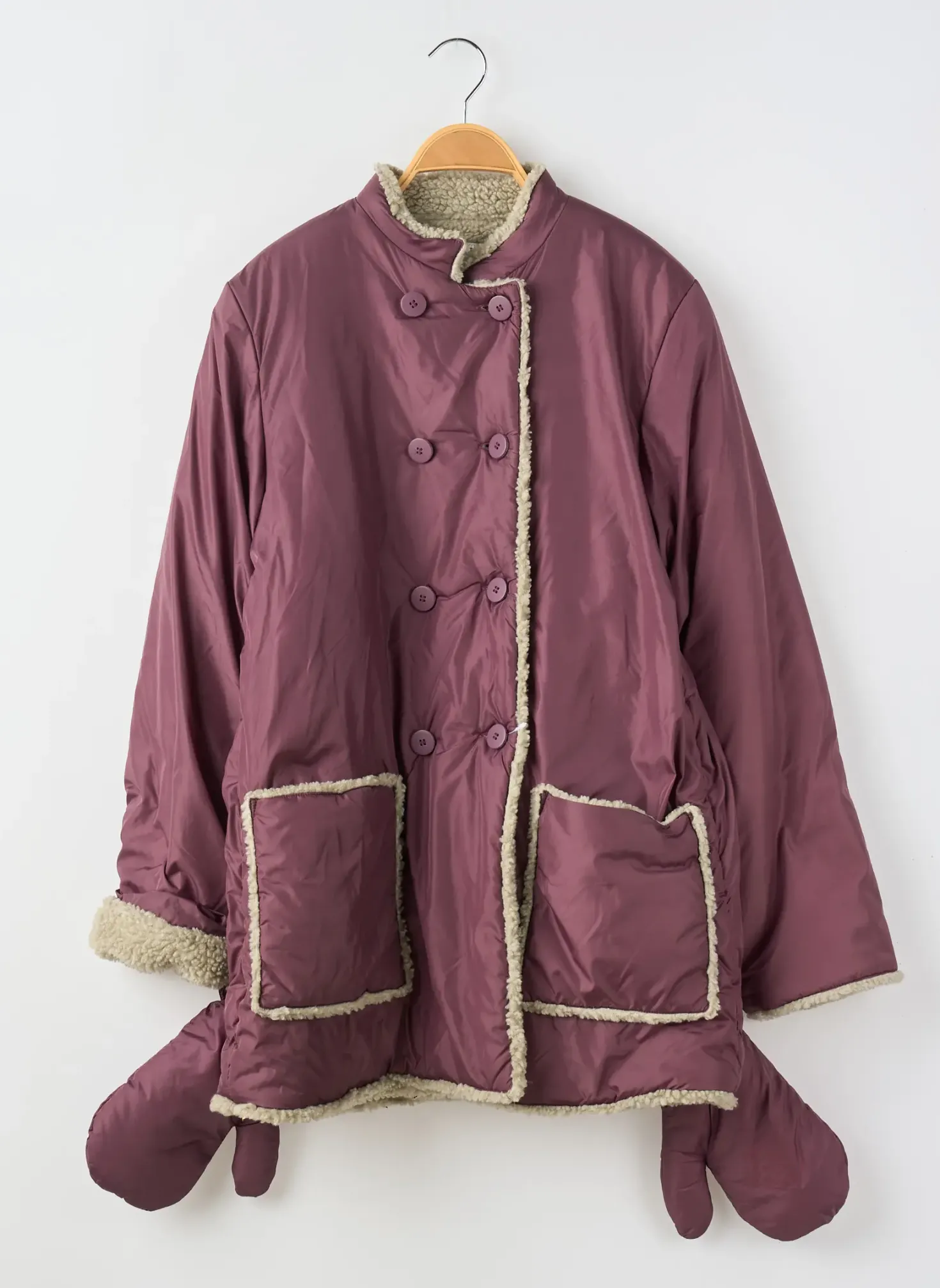 Doudoune Petit Bateau Violet Sans Capuche