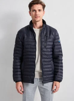 Doudoune Petrol Industries Bleu Sans Capuche