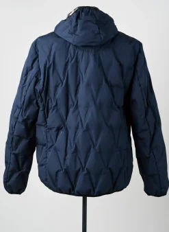 Doudoune Pierre Cardin Bleu A Capuche