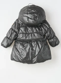 Doudoune 3 Pommes Noir A Capuche
