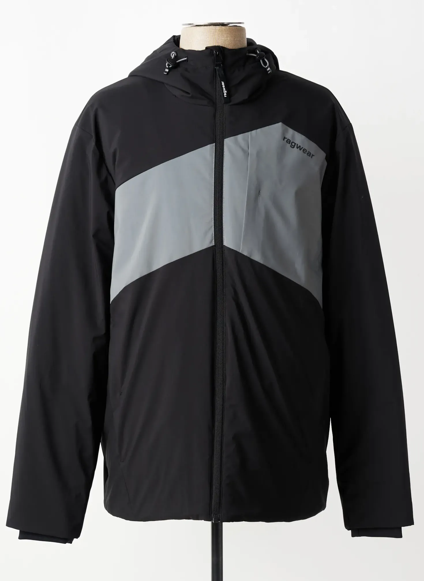 Doudoune Ragwear Noir A Capuche