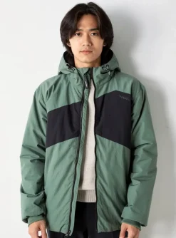 Doudoune Ragwear Vert A Capuche