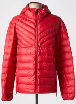 Doudoune Ralph Lauren Rouge A Capuche