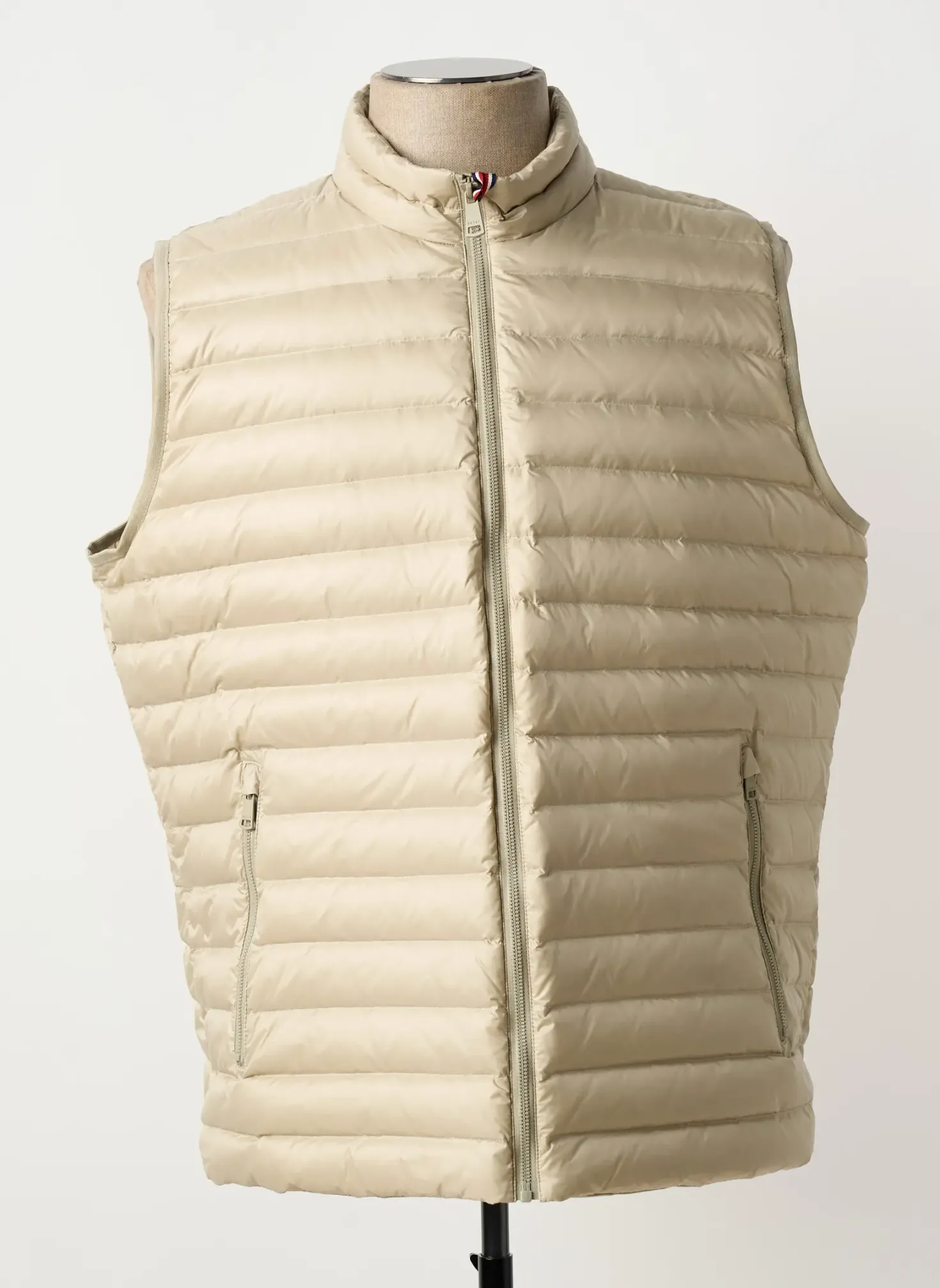 Doudoune Reset Beige Sans Capuche