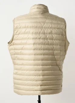 Doudoune Reset Beige Sans Capuche