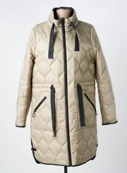 Doudoune Rever Mile Beige Sans Capuche