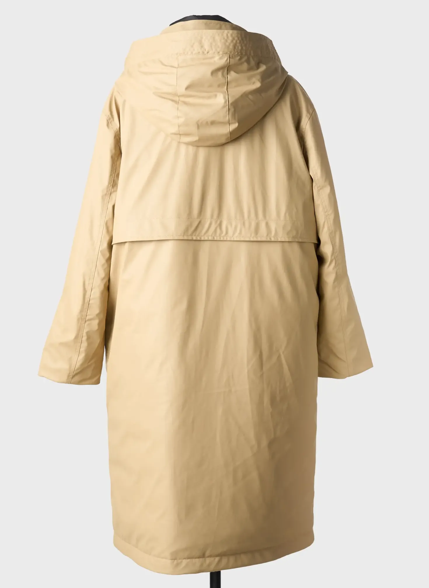Doudoune Rino & Pelle Beige A Capuche