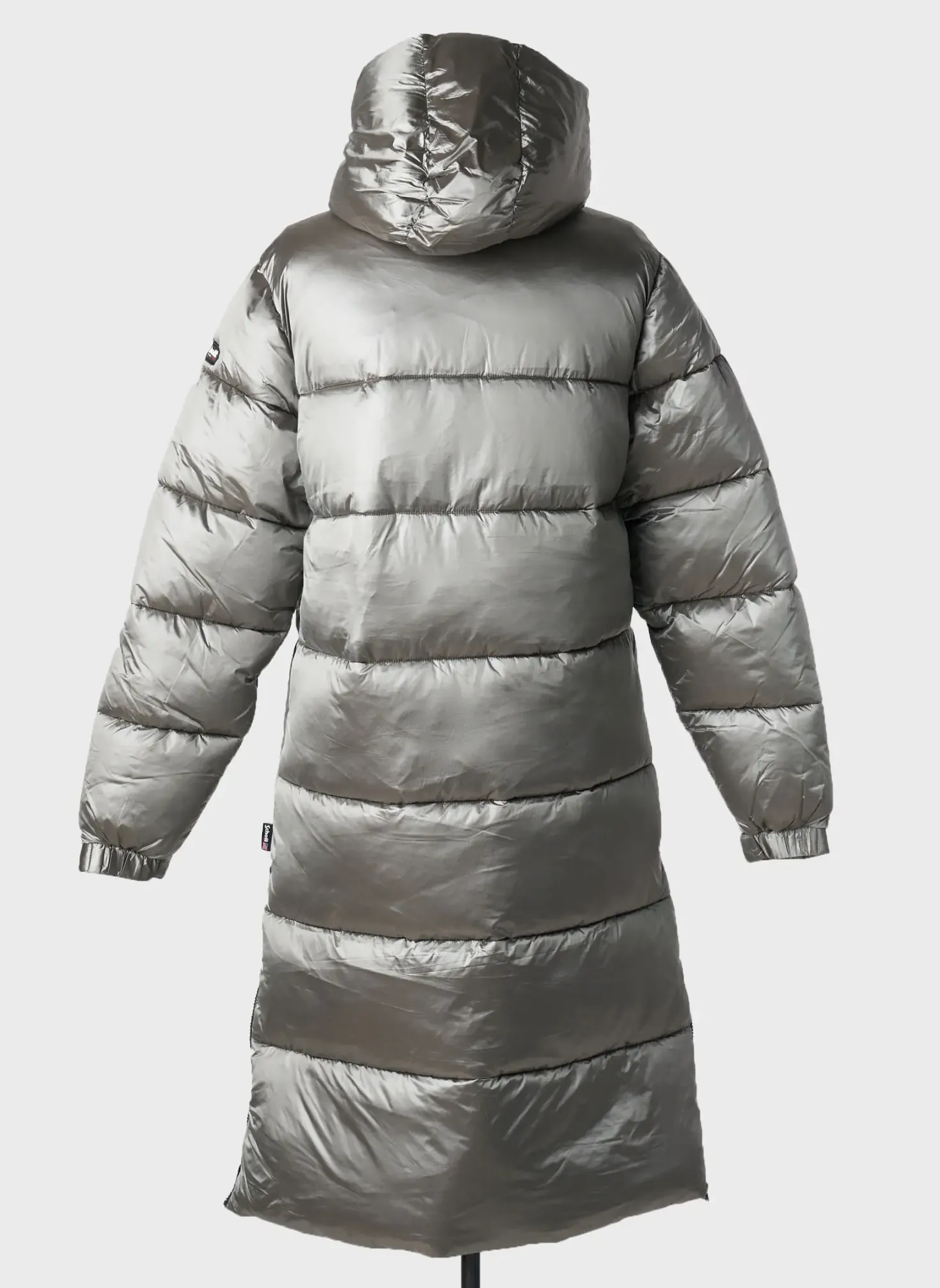 Doudoune Schott Gris A Capuche