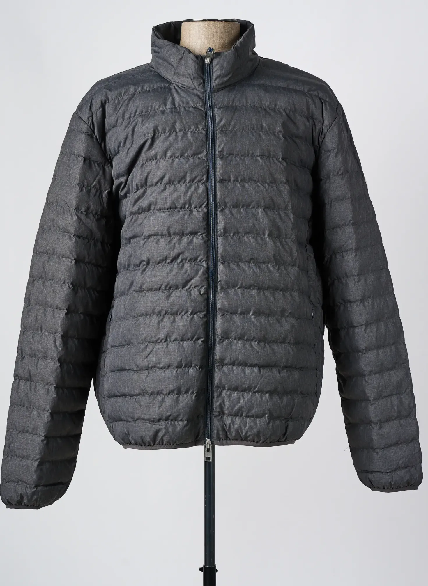 Doudoune Serge Blanco Gris Sans Capuche