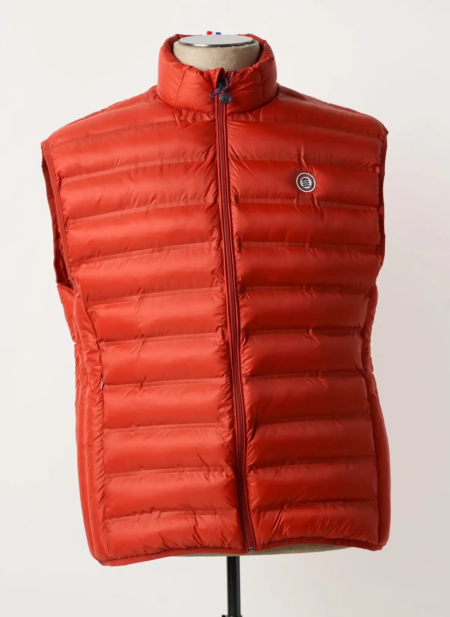 Doudoune Serge Blanco Orange Sans Capuche