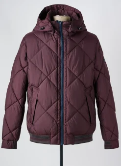 Doudoune S4 Jackets Violet A Capuche