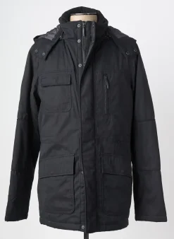 Doudoune Tbs Noir A Capuche