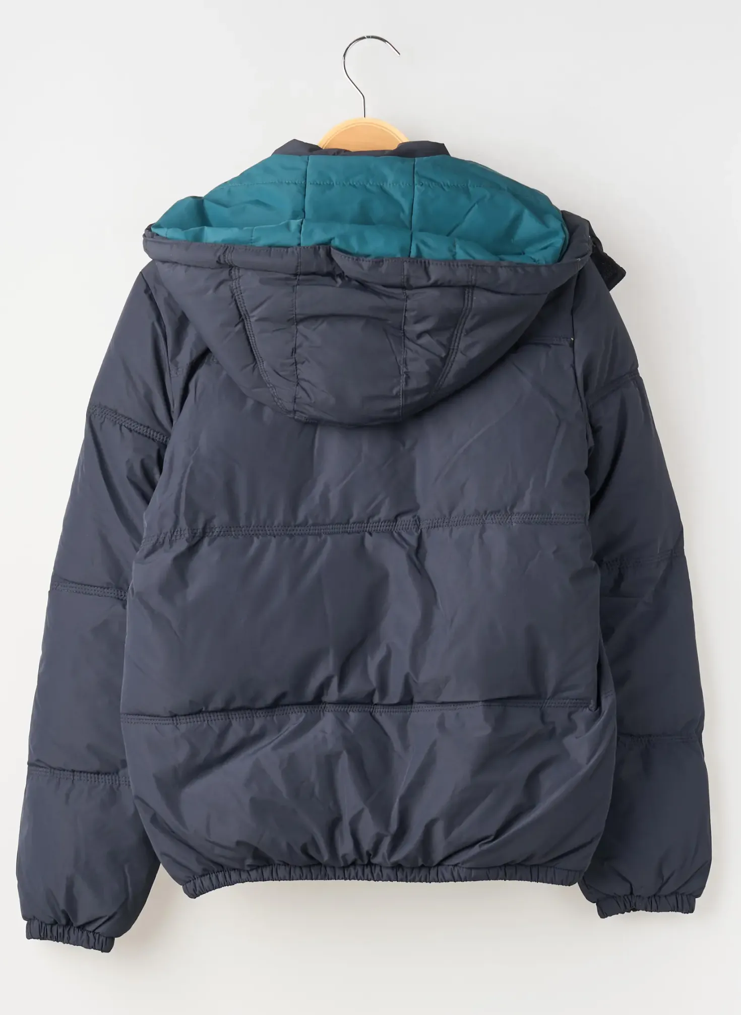 Doudoune Teddy Smith Bleu A Capuche