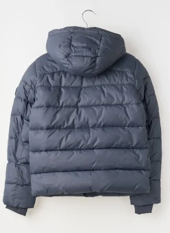 Doudoune Teddy Smith Bleu A Capuche