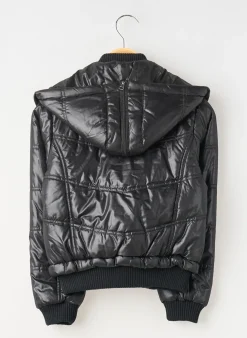 Doudoune Teddy Smith Noir A Capuche