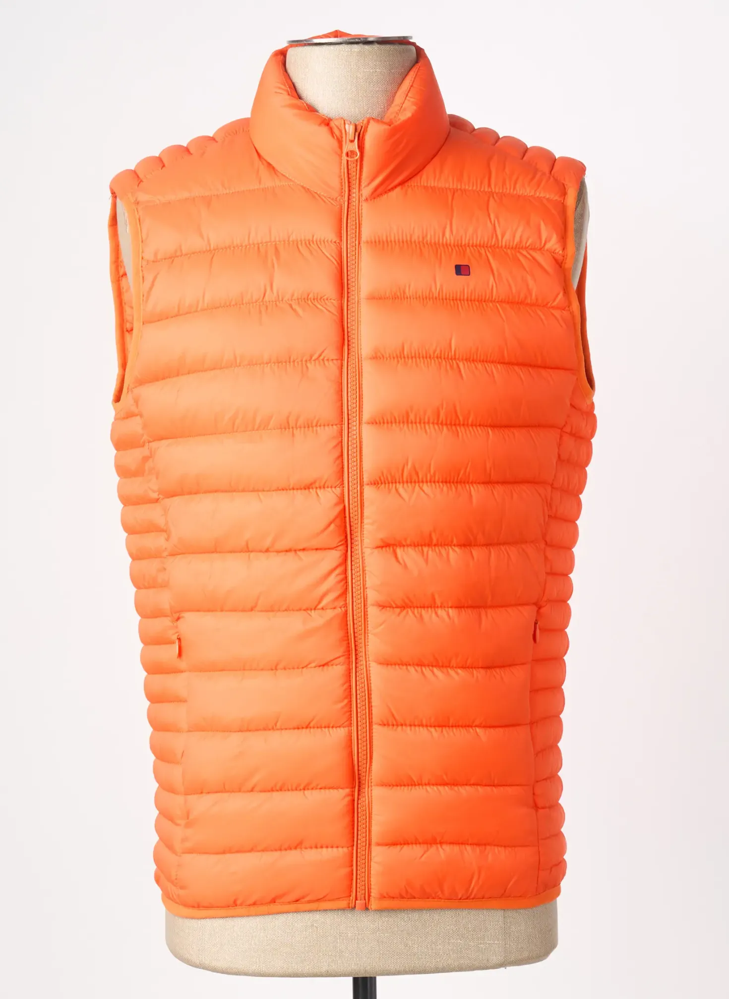 Doudoune Teddy Smith Orange Sans Capuche