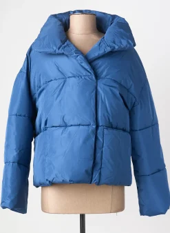 Doudoune Thinking Mu Bleu Sans Capuche