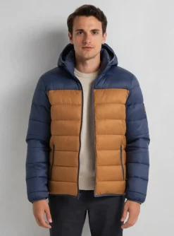 Doudoune Tiffosi Bleu A Capuche