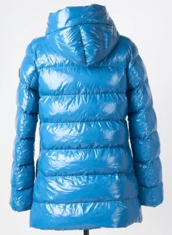 Doudoune U.s. Polo Assn Bleu A Capuche