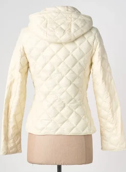 Doudoune W Collection Beige A Capuche