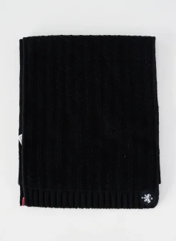 Echarpe Blanc Bonnet Noir