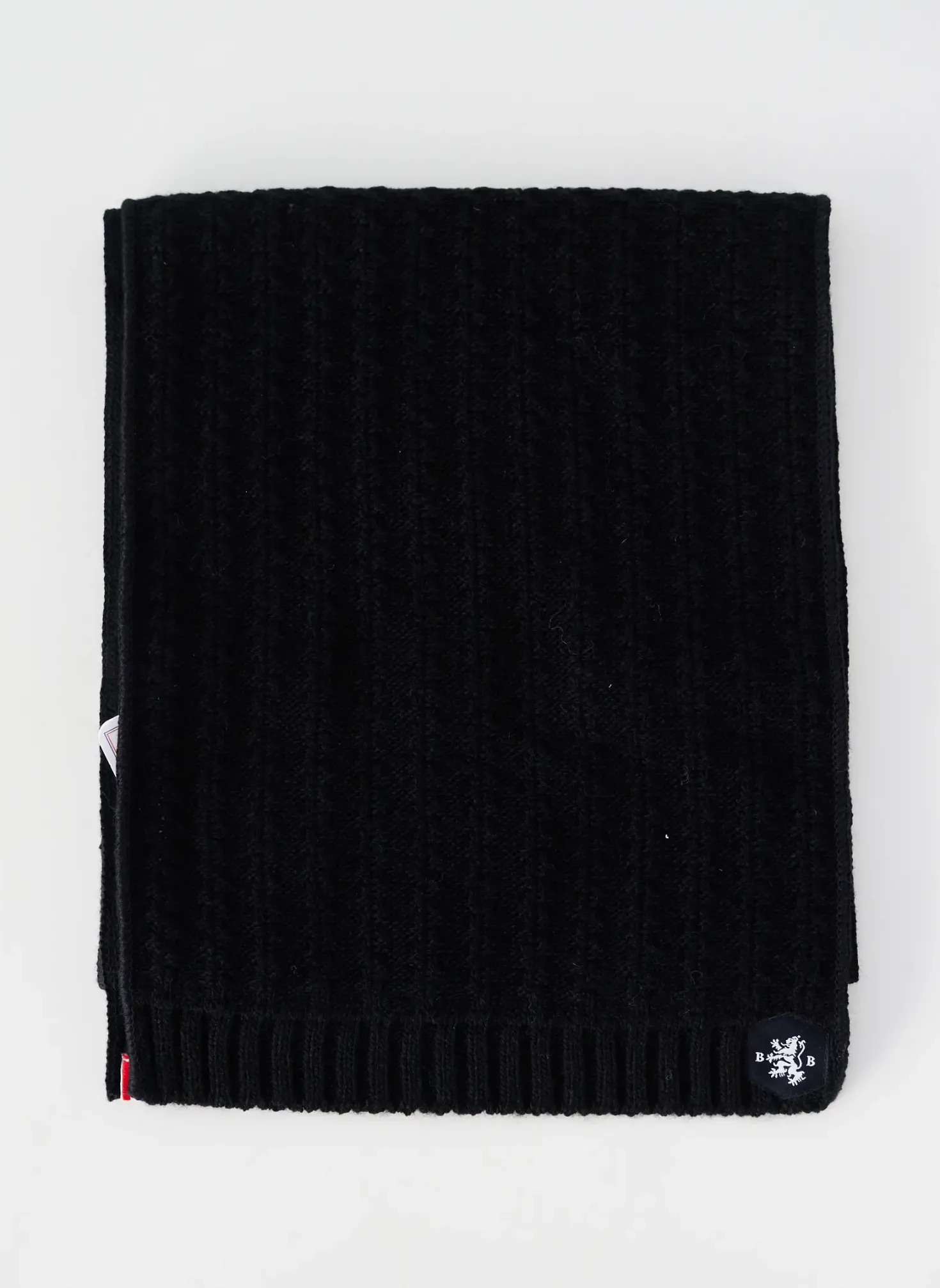 Echarpe Blanc Bonnet Noir