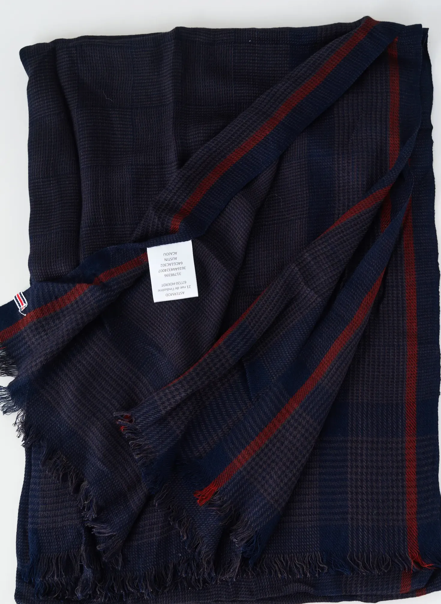 Echarpe Cambridge Bleu