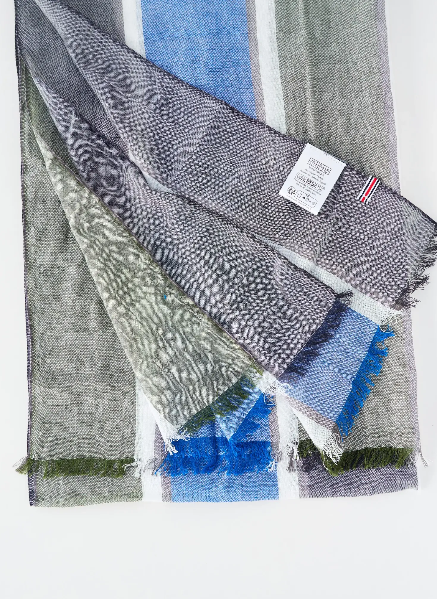Echarpe Cambridge Bleu