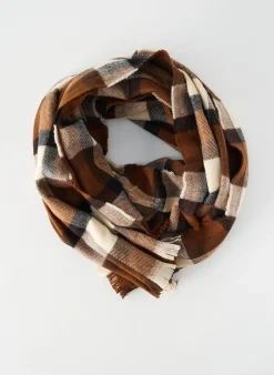 Echarpe Cambridge Marron