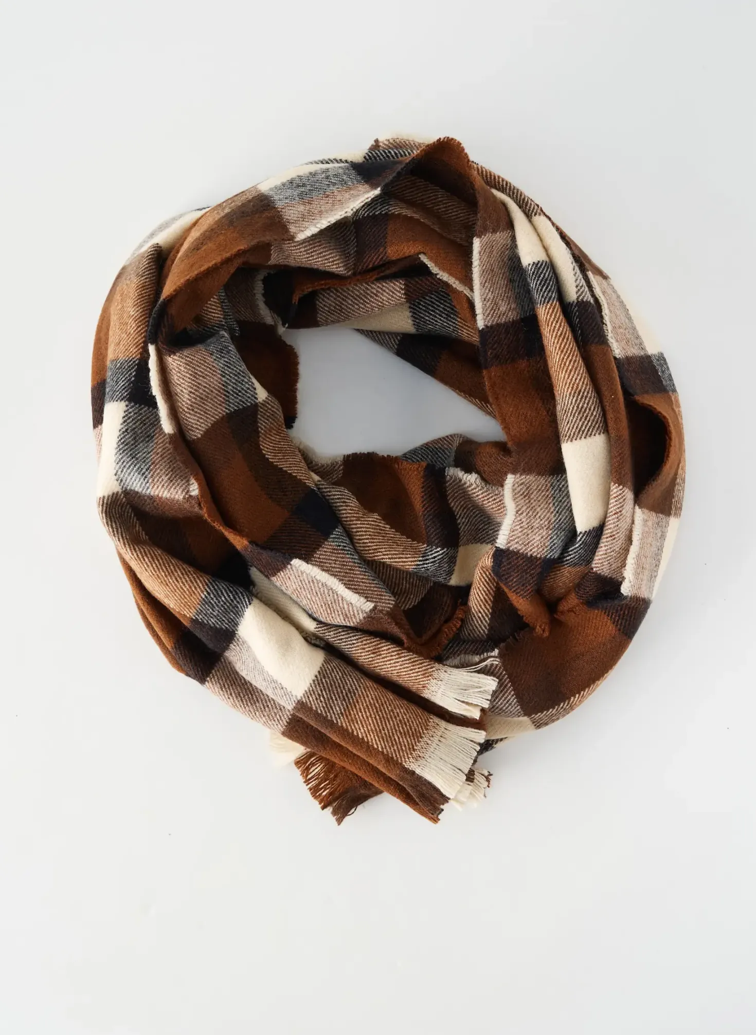 Echarpe Cambridge Marron