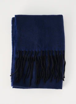 Echarpe Coveri World Bleu