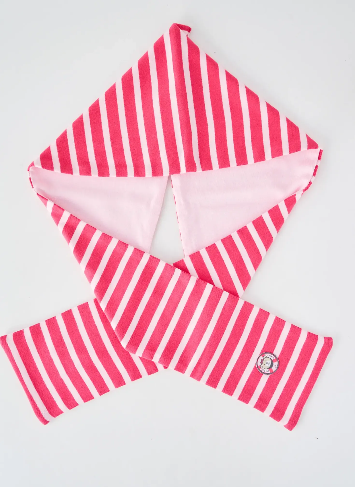 Echarpe Elle Est Ou La Mer Rose